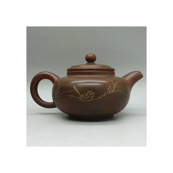 Nixing Teapot Bird and Bamboo 125ml