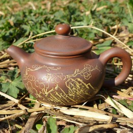 Nixing Teapot "Plum blossom and Bamboo" 100ml