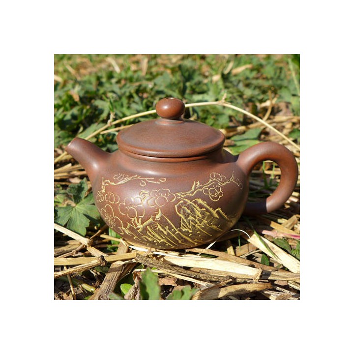 Nixing Teapot "Plum blossom and Bamboo" 100ml
