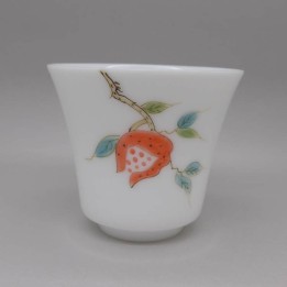 Hand Painted Pomegranate Cup 55ml