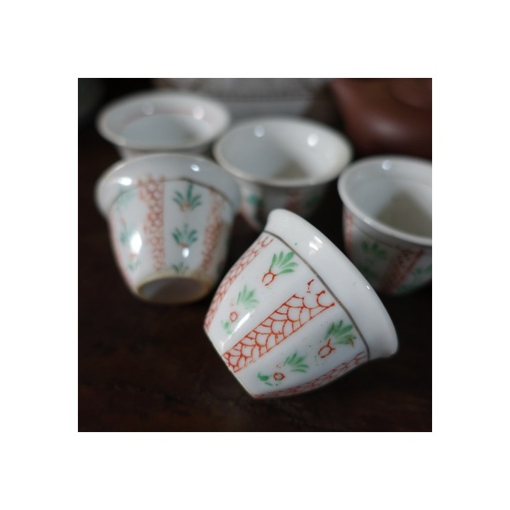 Vintage Gongfu cups 30ml (Set of three)