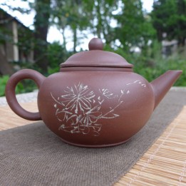 1990s Zini Shuiping Pot 110ml "Chrysanthemum"