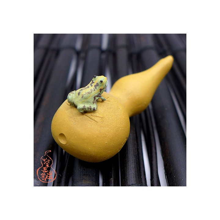 Zisha Clay Tea Pet "Frog and calabash"