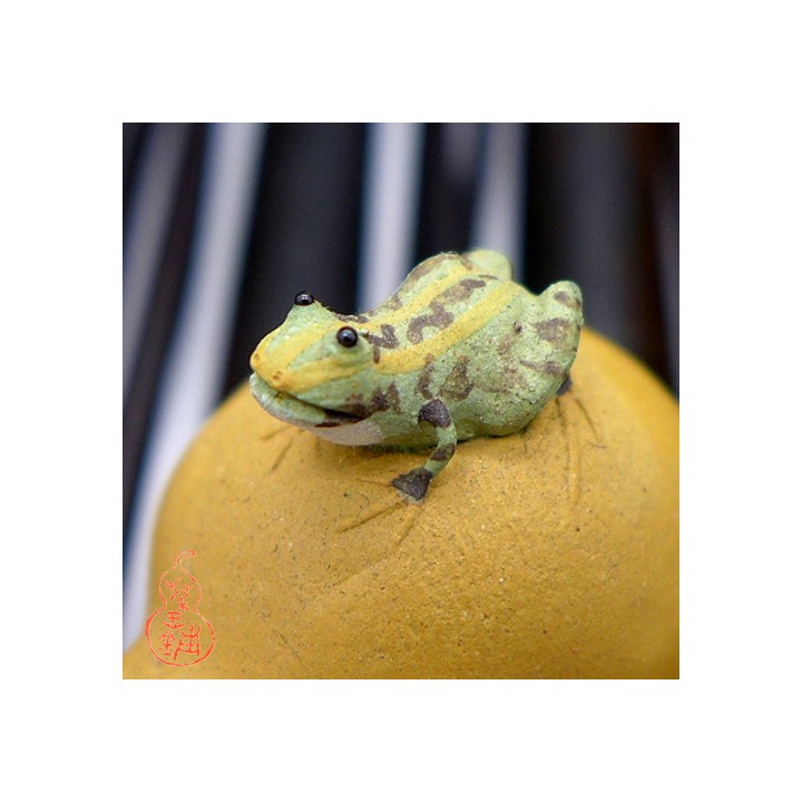 Zisha Clay Tea Pet "Frog and calabash"