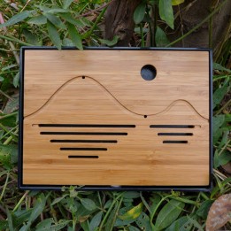 Bamboo Tea Tray "Mountains and rivers" 25.5*18.8*2.3CM