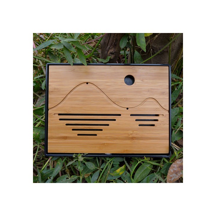 Bamboo Tea Tray "Mountains and rivers" 25.5*18.8*2.3CM