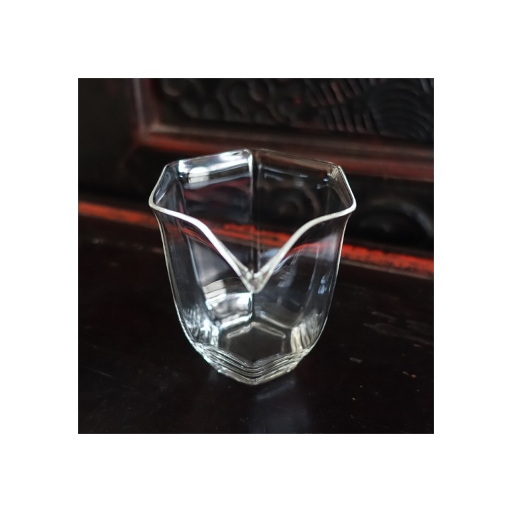 Hexagonal Glass Tea Pitcher