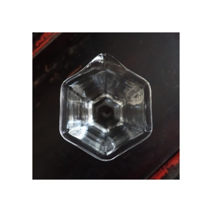 Hexagonal Glass Tea Pitcher