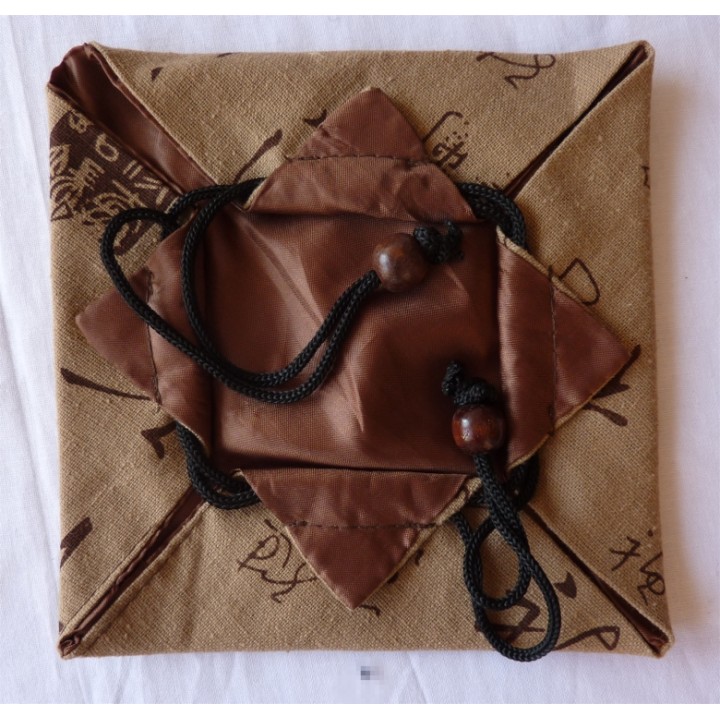Tea ware bag No.4 "Calligraphy"