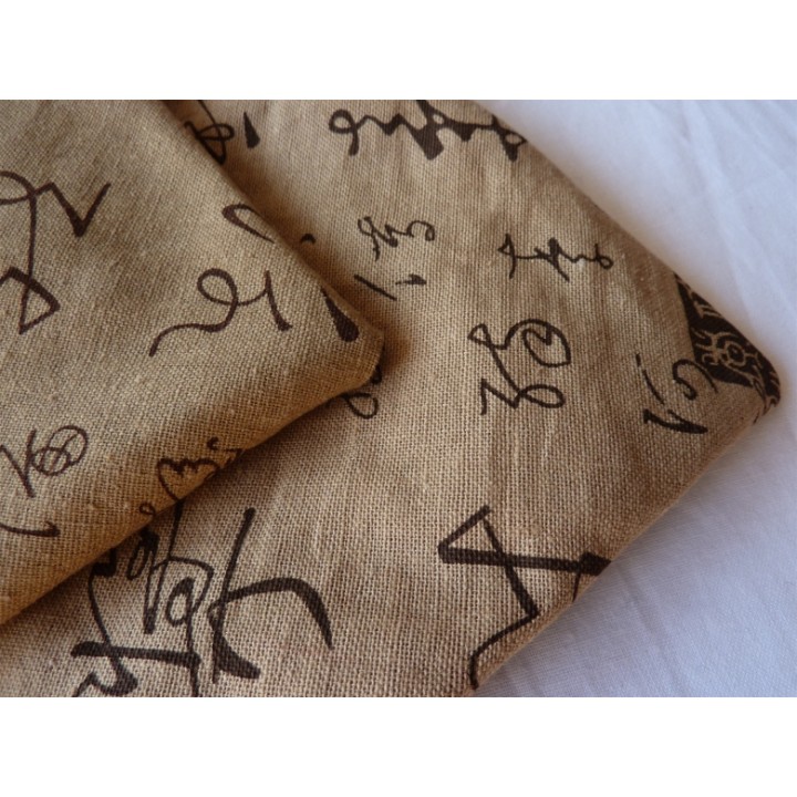 Tea ware bag No.4 "Calligraphy"