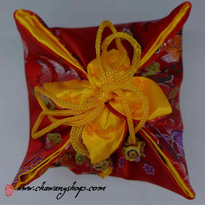 Tea ware bag No.18 "Red Goldfish"