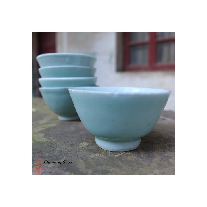 Vintage Celadon Cup 50-60ml