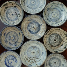 Vintage Blue and White Small Tray - saucer  For Cup