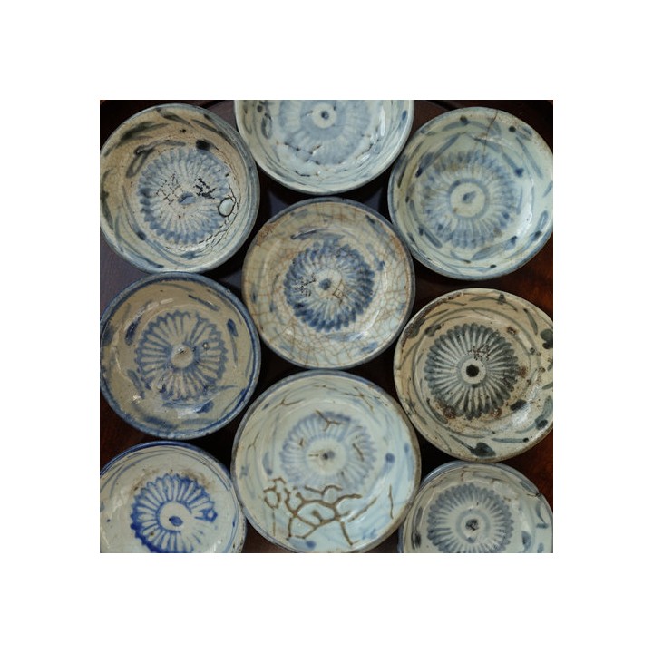 Vintage Blue and White Small Tray - saucer  For Cup