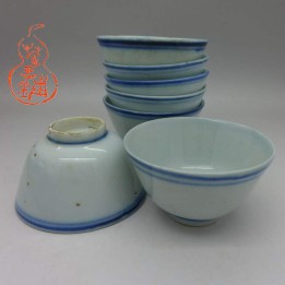 Vintage (ROC) Jingdezhen Shuang Quan 双圈 Cup 45cc