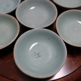 Vintage Celadon Tea Saucer For 60ml Cup