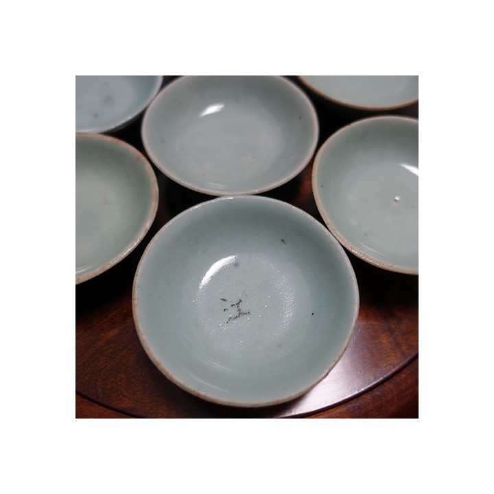 Vintage Celadon Tea Saucer For 60ml Cup