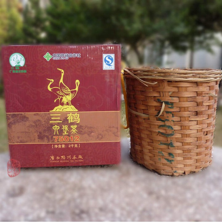 2005 "Three Cranes" Brand 75012 Liubao Tea 100g