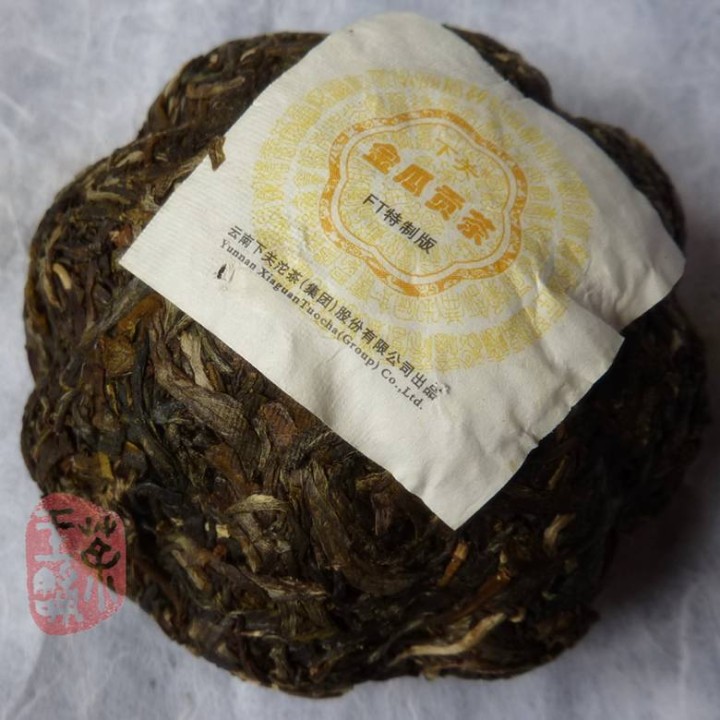 2011 Xiaguan FT Jin Gua Gong Cha Raw 100g