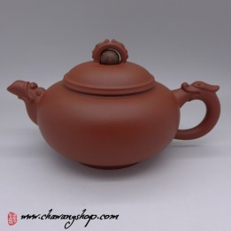 Hong Ni Clay "Long Zhu" Hand made Pot 280cc