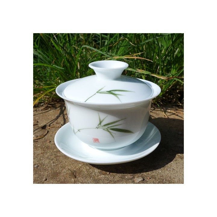 Hand-painted Bamboo Gaiwan 120ml