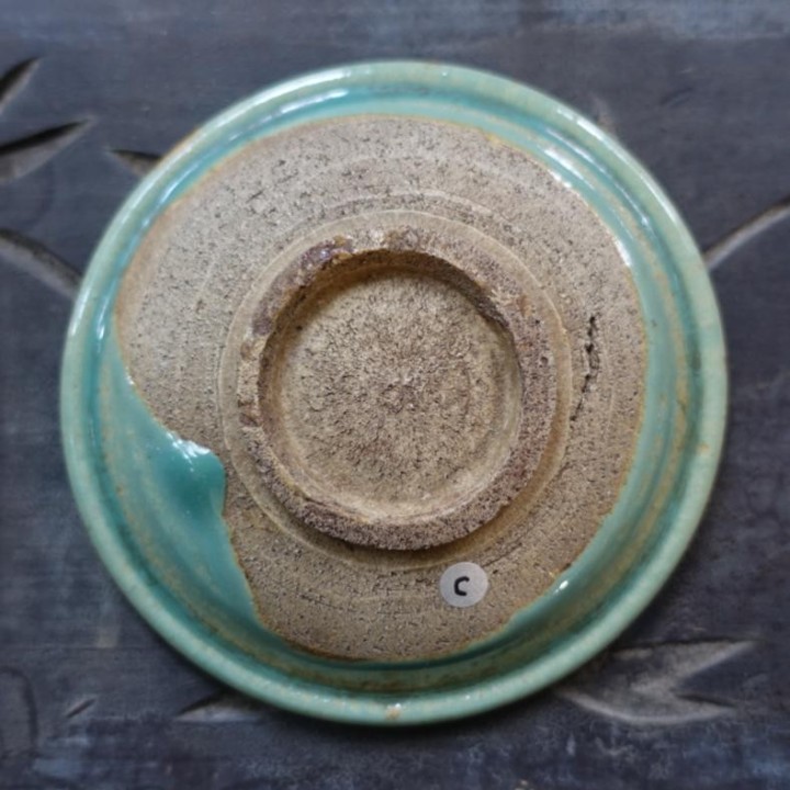 Vintage Huaning Pottery Plate C
