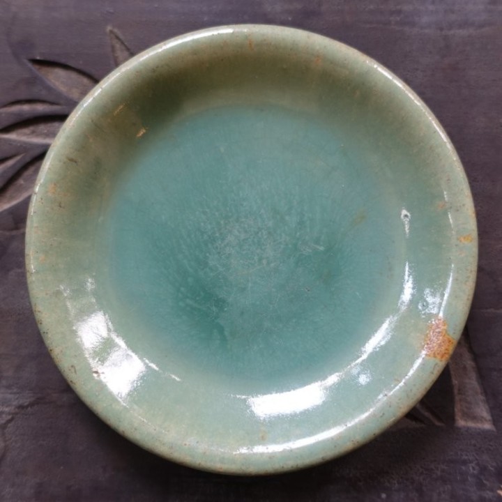 Vintage Huaning Pottery Plate C