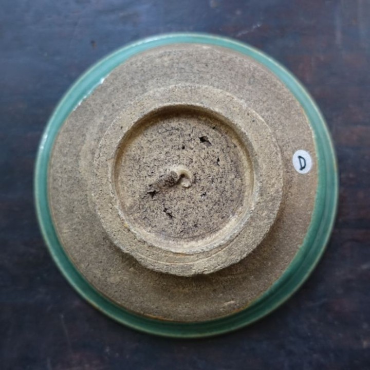 Vintage Huaning Pottery Plate D