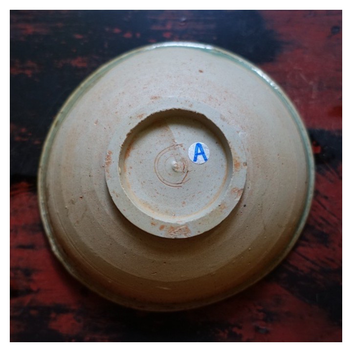 Vintage Lufeng Pottery Tea Boat A