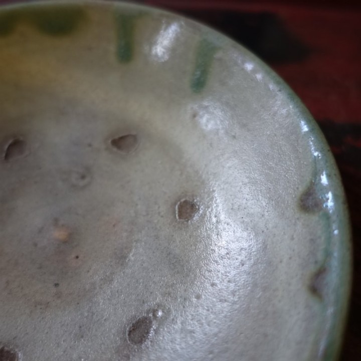 Vintage Lufeng Pottery  Tea Boat B