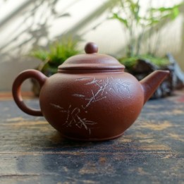 1990s Hongni Shuiping Pot "Bamboo" 110ml