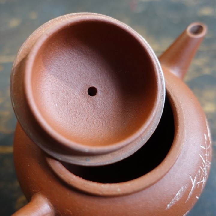 1990s Hongni Shuiping Pot "Bamboo" 110ml