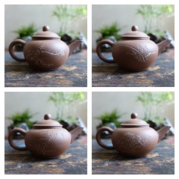 Set of four Duanni 80cc Shuiping  teapots