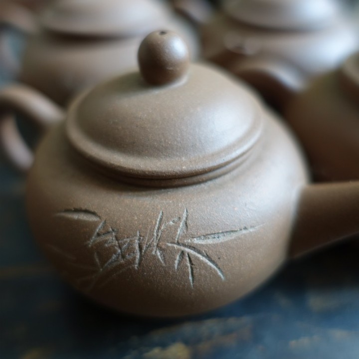 Set of four Duanni 80cc Shuiping  teapots