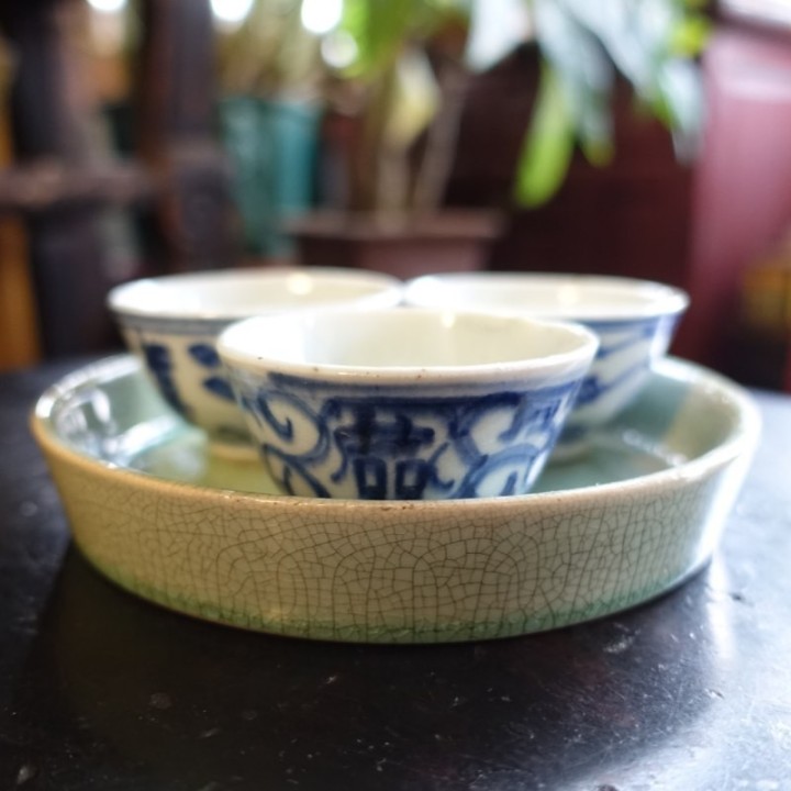Vintage Fengxi Kiln pot/cup Holder