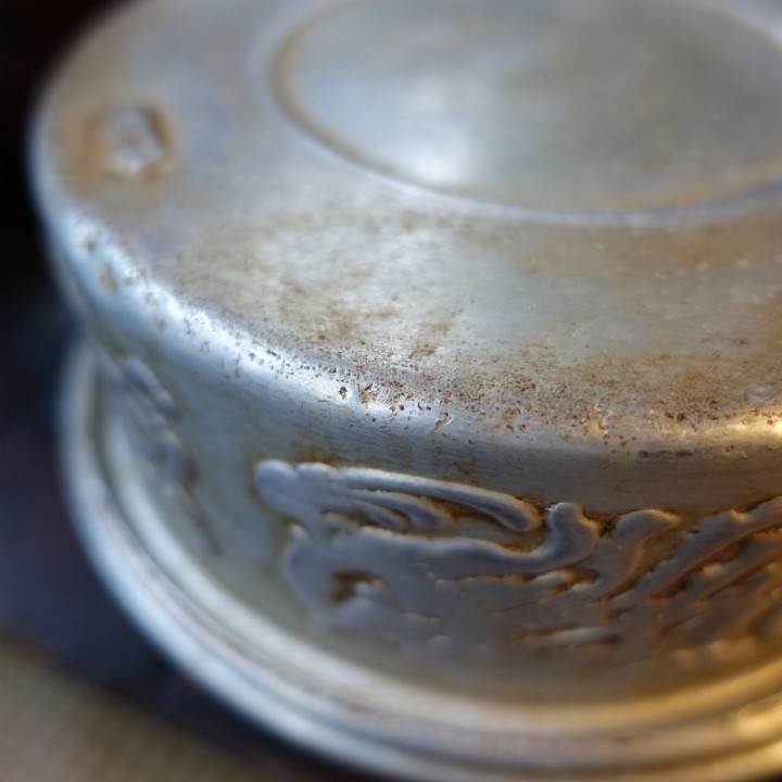 Vintage Chaoshan Gongfu Aluminum Tea Tray