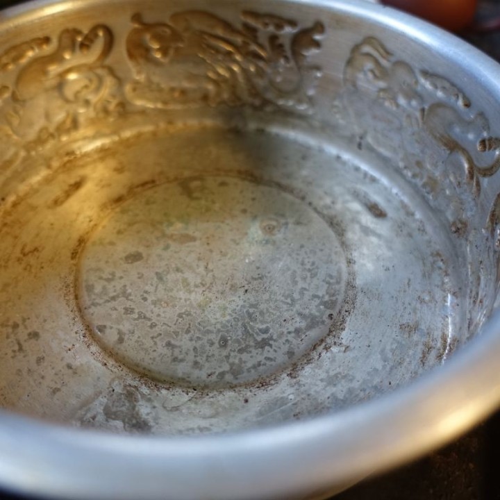 Vintage Chaoshan Gongfu Aluminum Tea Tray