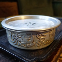Vintage Chaoshan Gongfu Aluminum Tea Tray