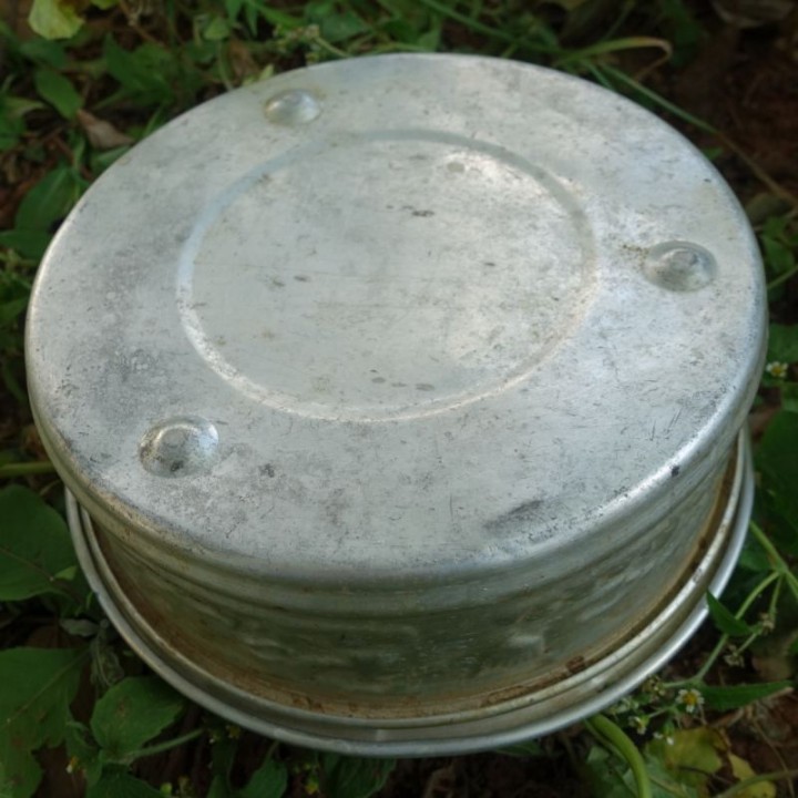 Vintage Chaoshan Gongfu Aluminum Tea Tray B