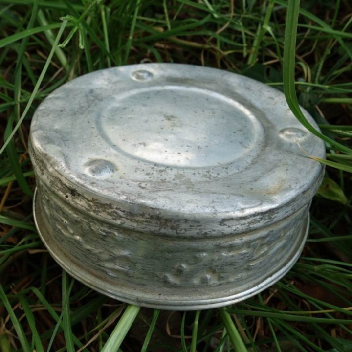 Vintage Chaoshan Gongfu Aluminum Tea Tray C
