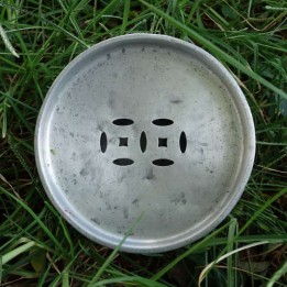 Vintage Chaoshan Gongfu Aluminum Tea Tray C