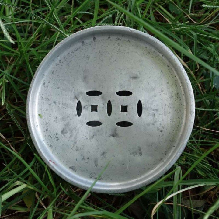 Vintage Chaoshan Gongfu Aluminum Tea Tray C