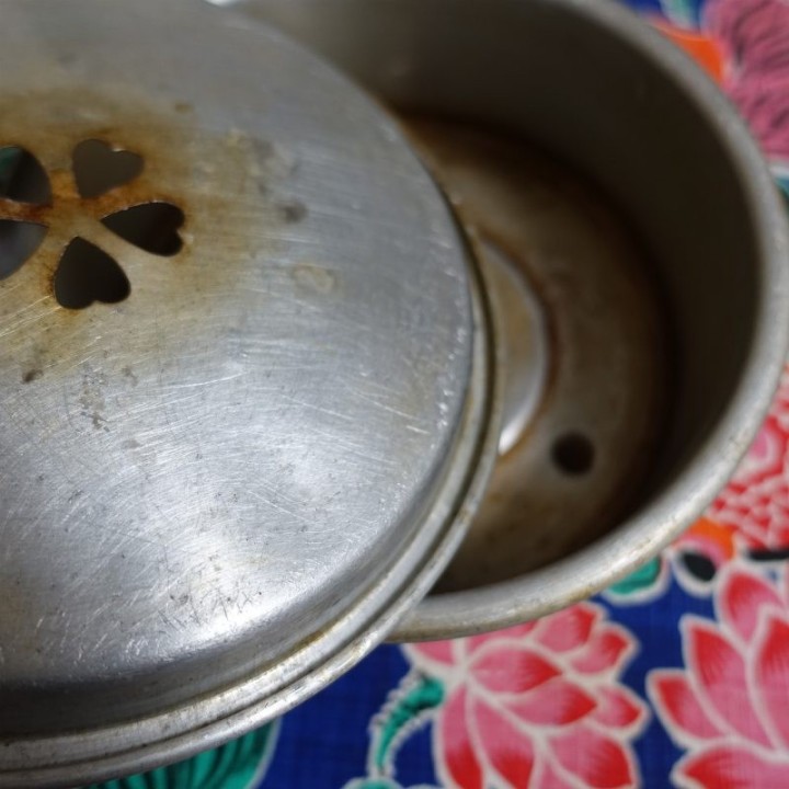 Vintage Chaoshan Gongfu Aluminum Tea Tray D