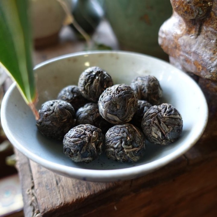 2024 Autumn Suan Zao Shu Dragon Ball Raw Puer Tea 80g