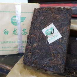 2005 Bailong TF Big Leaf Ripe Pu'er Brick Tea Sample 50g