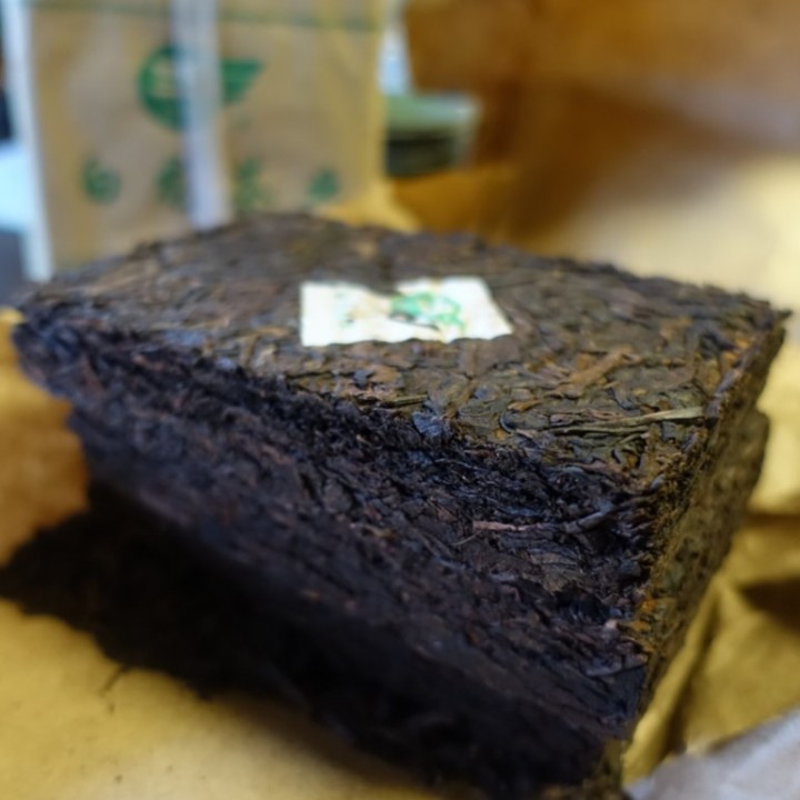 2005 Bailong TF Big Leaf Ripe Pu'er Brick Tea Sample 50g