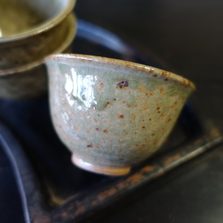 Dali Wood-Ash Glaze Inverted-Rim Teacup 50ml