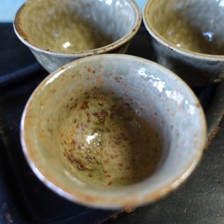 Dali Wood-Ash Glaze Inverted-Rim Teacup 50ml