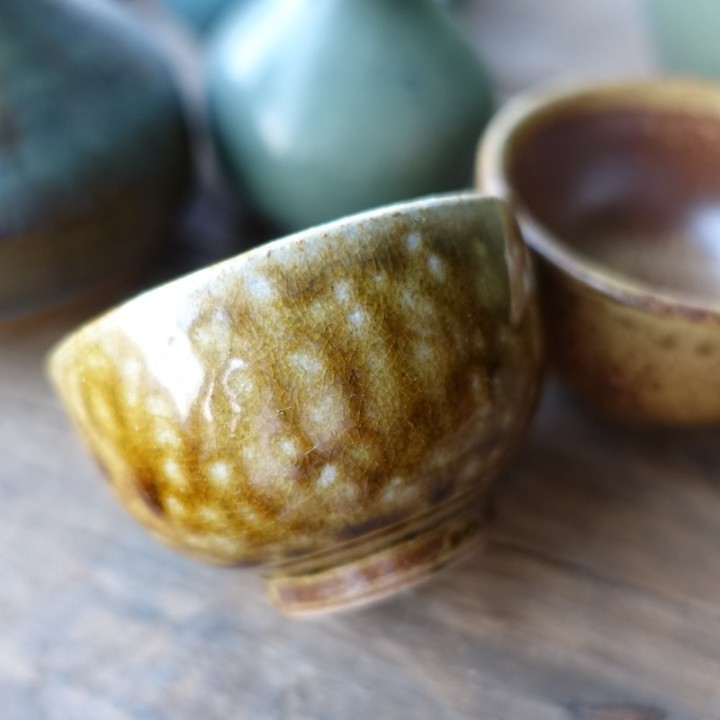 Dali Rustic Amber Teacup 50ml