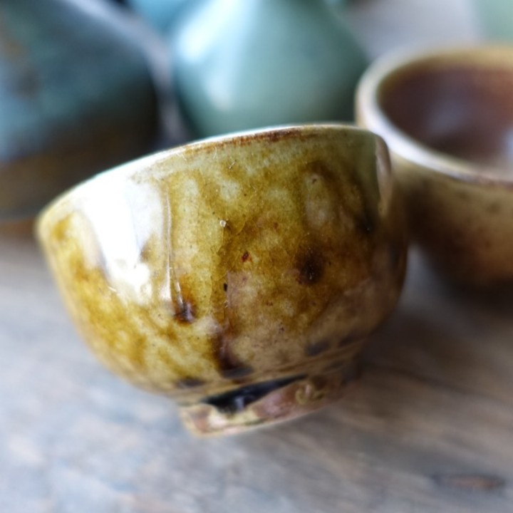 Dali Rustic Amber Teacup 50ml